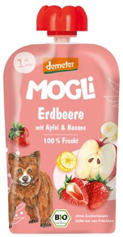 Produktfoto zu Quetschie Erdbeere mit Apfel und Banane