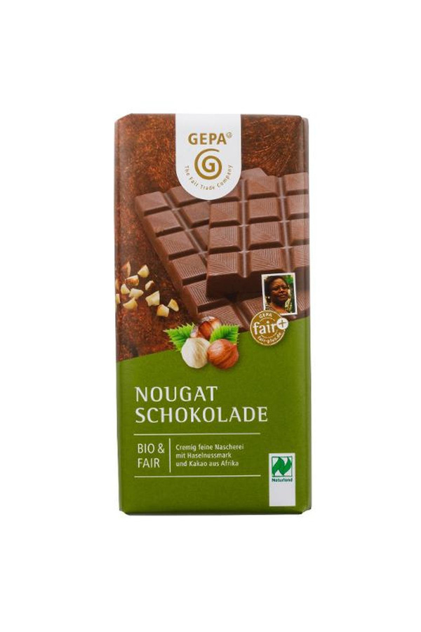 Produktfoto zu Nougat Schokolade