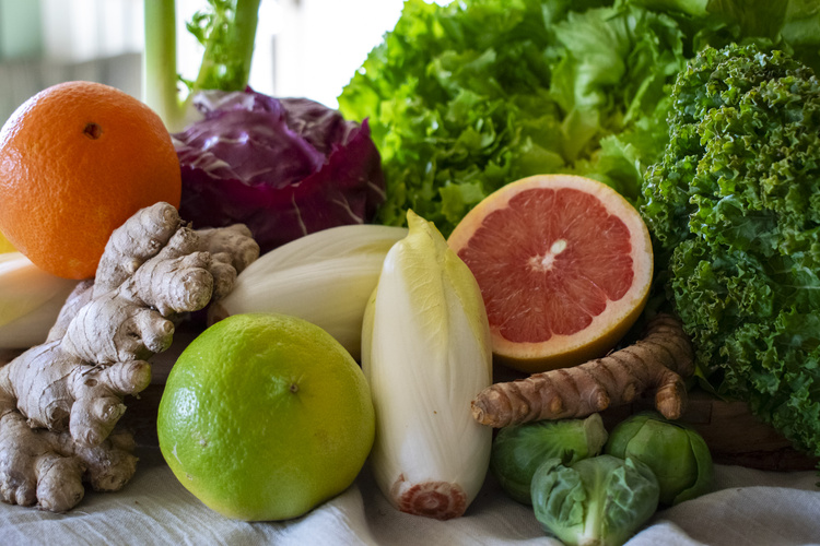 Obst und Gemüse mit Bitterstoffen