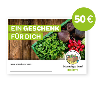 Produktfoto zu Gutschein 50€