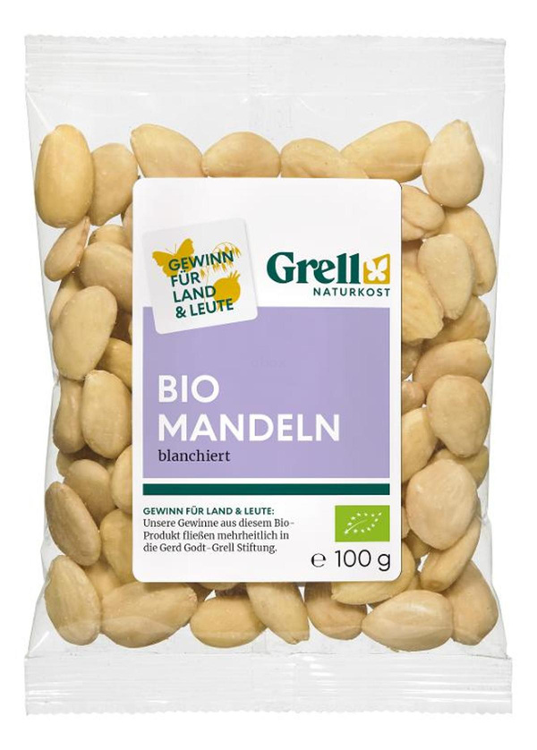Produktfoto zu Mandeln blanchiert ganz 100g
