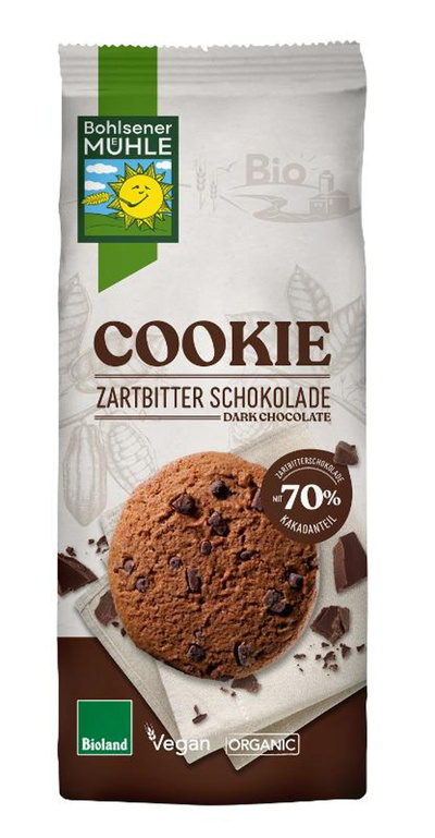 Produktfoto zu Cookie Zartbitter-Schokolade 175g