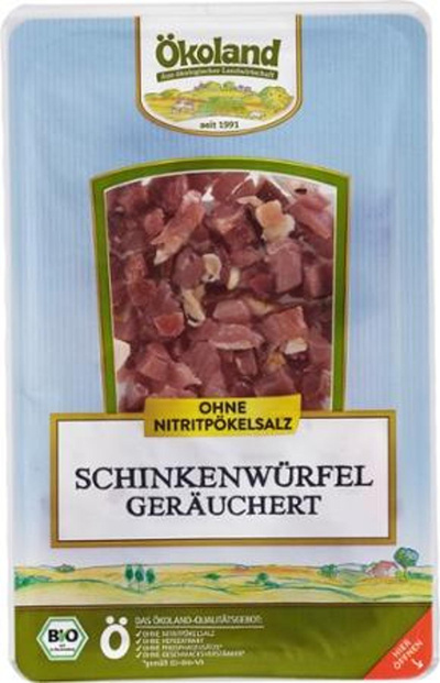 Produktfoto zu Schinkenwürfel geräuchert (80g)