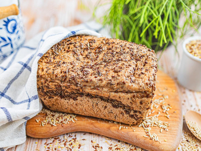 Produktfoto zu Reisbrot glutenfrei 500g