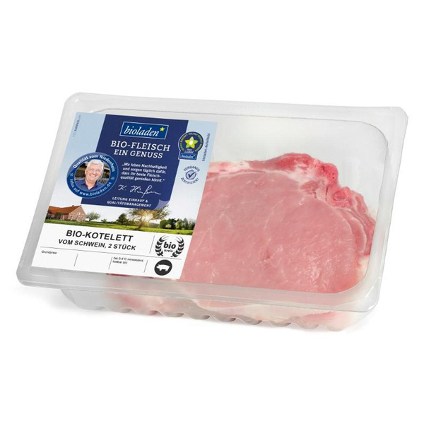 Produktfoto zu b* Kotelett vom Schwein ca. 450g (2 Stück)