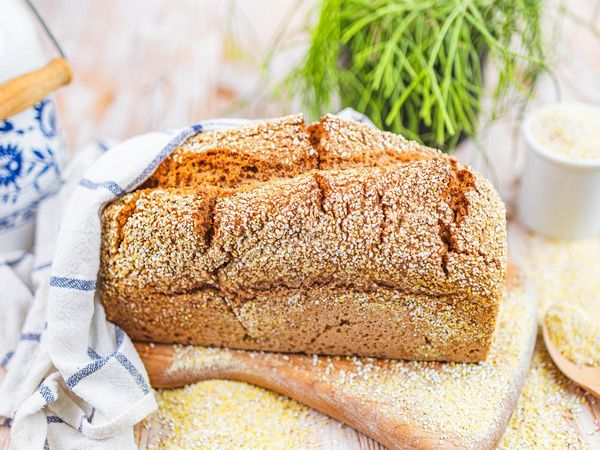 Produktfoto zu Hirse-Buchweizenbrot 1000g