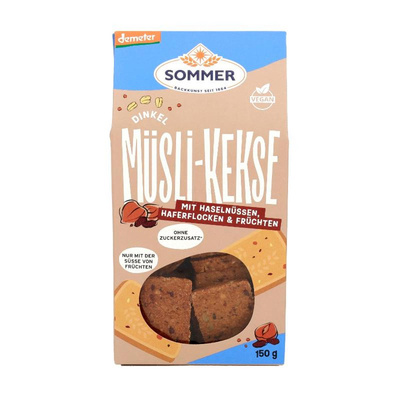 Produktfoto zu Dinkel Müsli Kekse (mit Haselnuss)