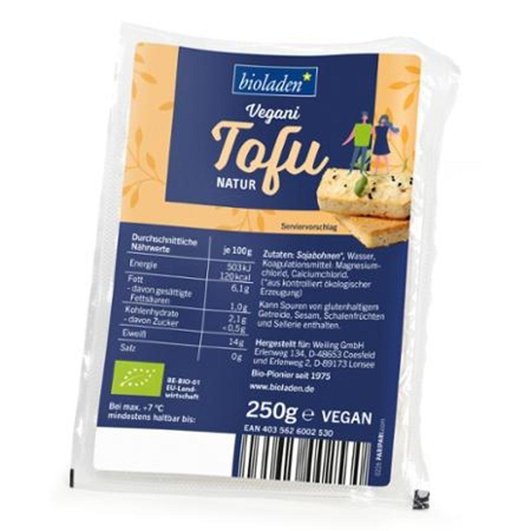 Produktfoto zu b* Vegani Tofu natur 250g
