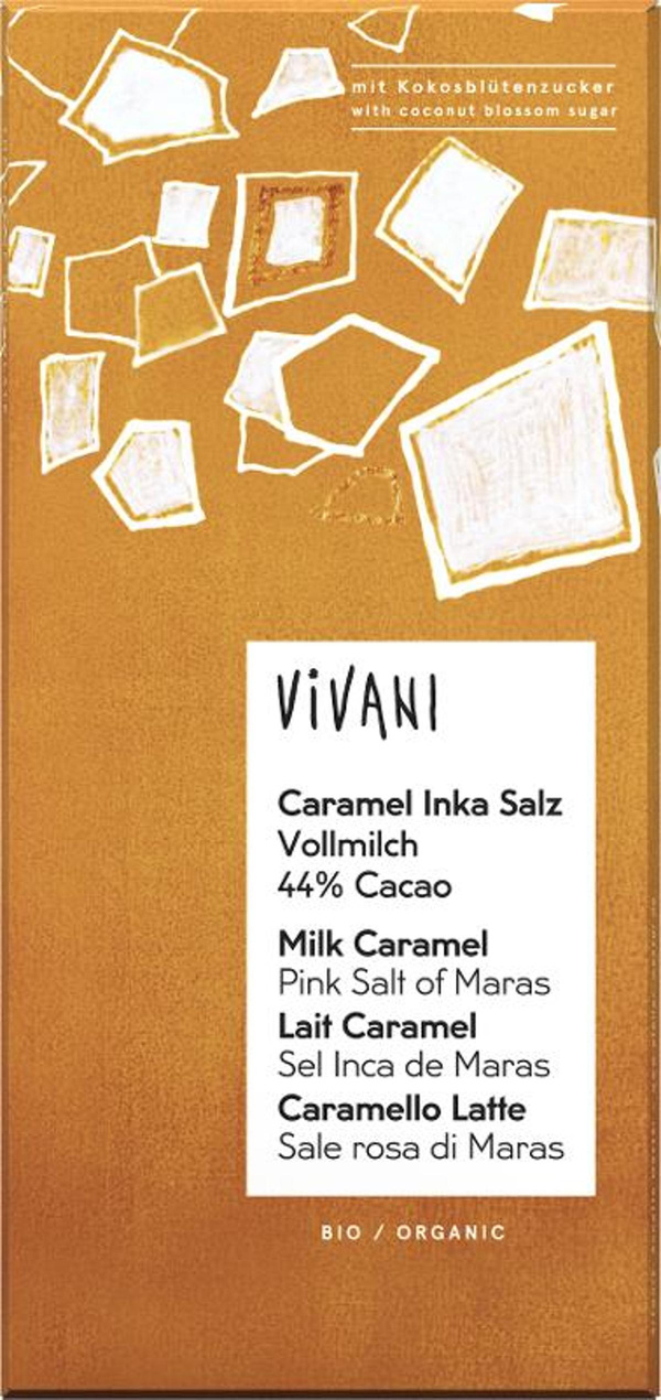 Produktfoto zu Caramel Inka Salz Schokolade (80g)