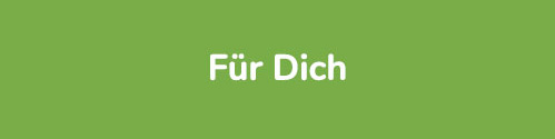 KI generiert: Grüner Hintergrund mit weißem Text: "Für Dich".