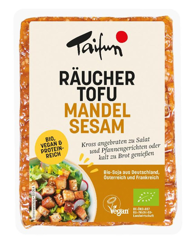 Produktfoto zu Räuchertofu Mandel Sesam 200g