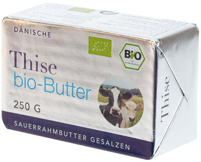 Produktfoto zu Dänische Butter gesalzen - ThiseMejeri 250g