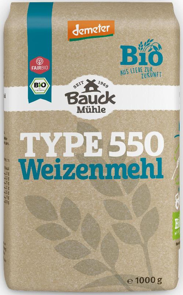 Produktfoto zu Weizenmehl (Type 550) 1 kg