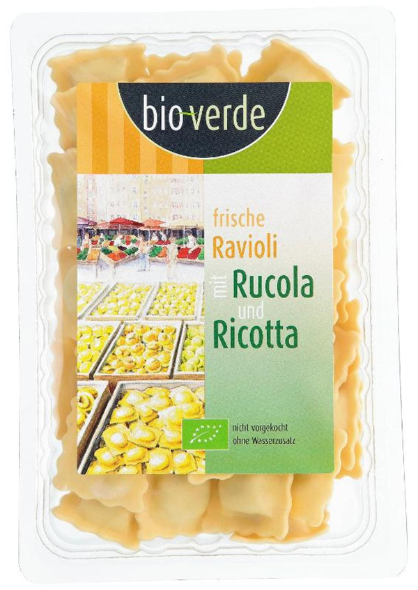 Produktfoto zu Frische Ravioli mit Rucola & Ricotta 250g