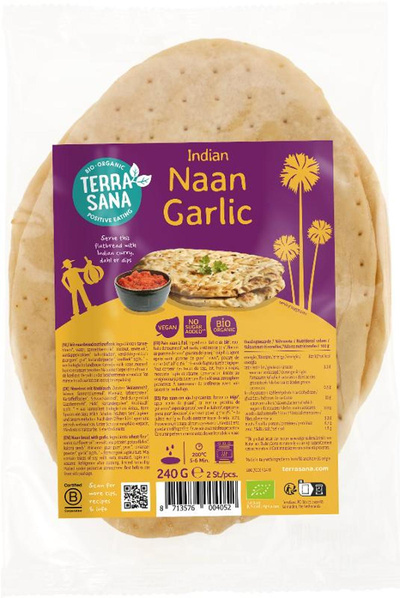 Produktfoto zu Naan Brot Knoblauch Kalonji 240g
