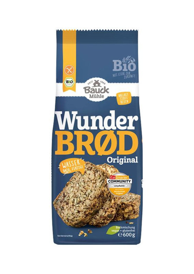 Produktfoto zu Wunderbrot Backmischung 600g
