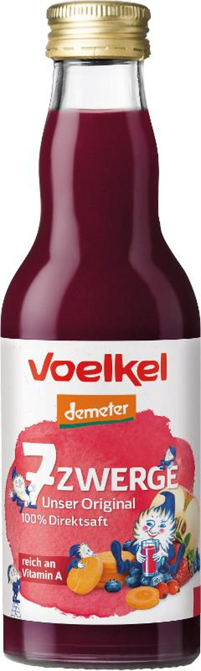 Produktfoto zu 7 Zwerge Kindersaft Original (0,2l)