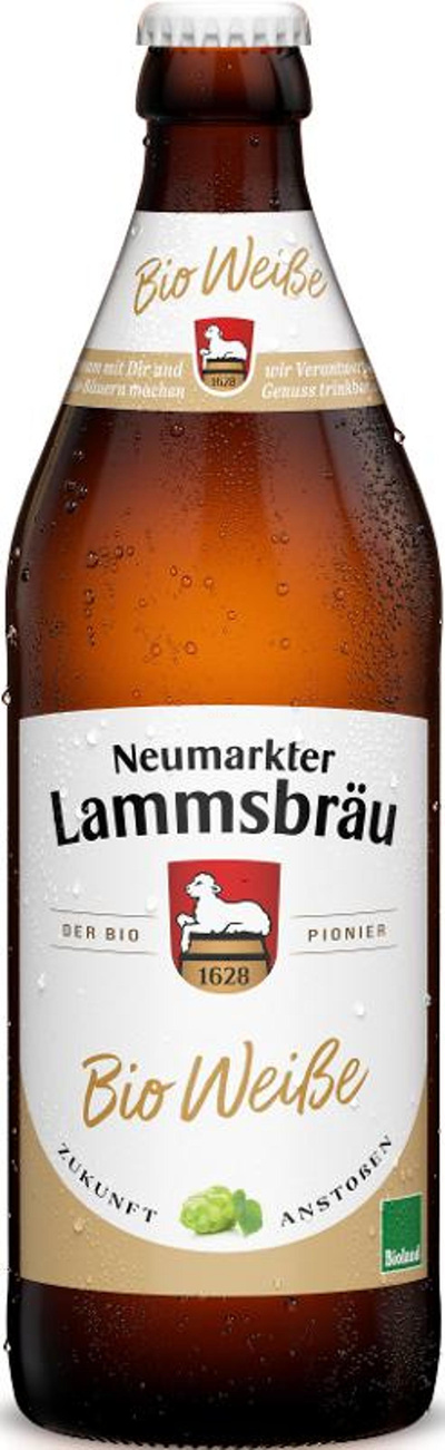 Produktfoto zu Kiste Lammsbräu Weisse (10 x 0,5l)