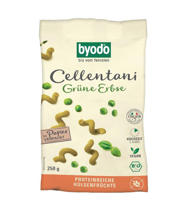 Produktfoto zu Cellentani Grüne Erbsen Pasta
