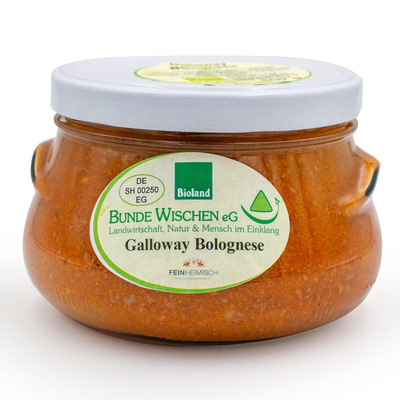 Produktfoto zu Bolognese vom Galloway 500g Glas