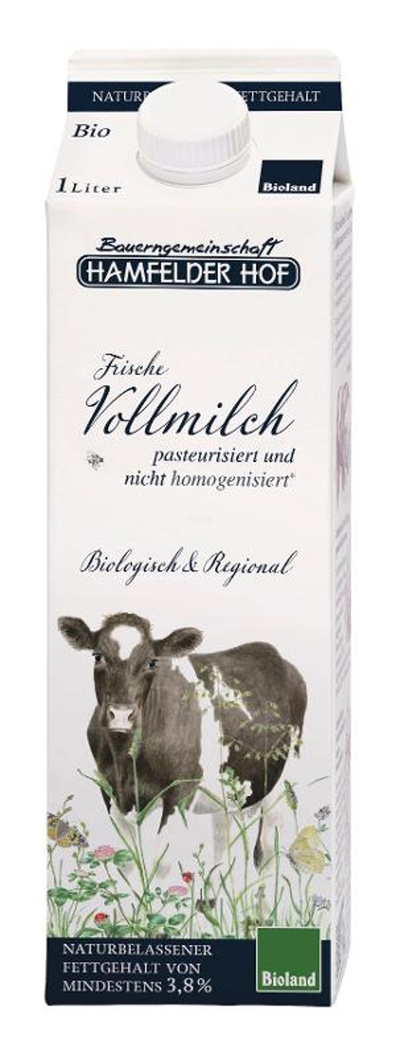 Produktfoto zu Frische Vollmilch 3,8% (naturbelassen)