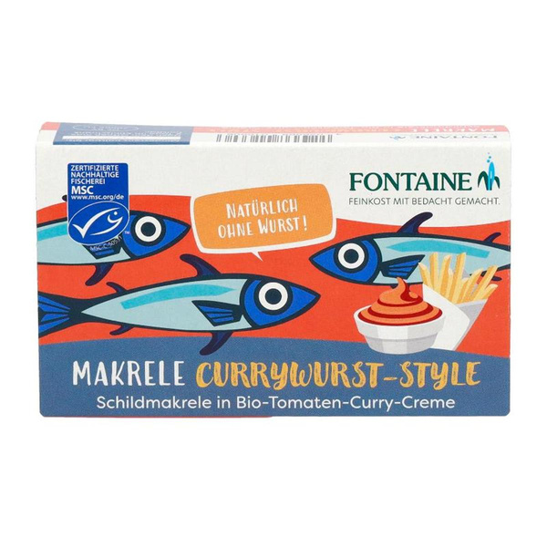 Produktfoto zu Makrele Currywurst-Style 120g
