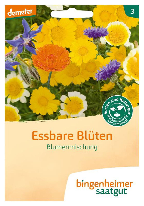 Produktfoto zu Blumenmischung Essbare Blüten - Saatgut