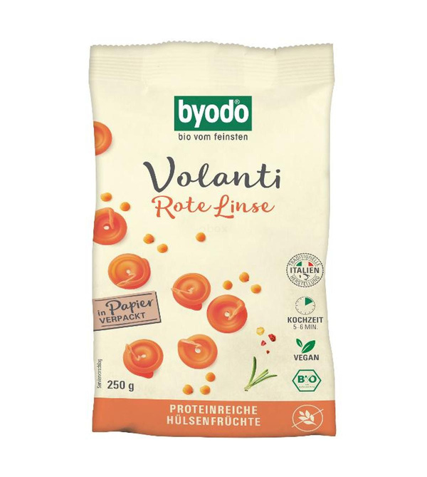 Produktfoto zu Volanti Rote Linsen Pasta