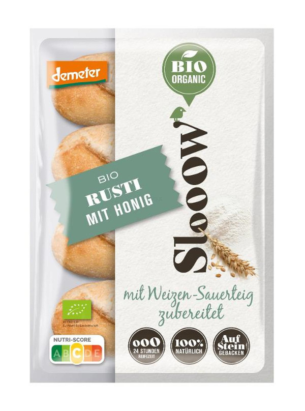 Produktfoto zu Rusti Brötchen mit Honig (4er Beutel Aufbackbrötchen)