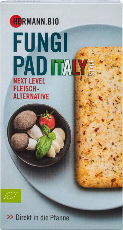 Produktfoto zu Fungi-Pad Italy Style, Fleisch-Alternative 150g