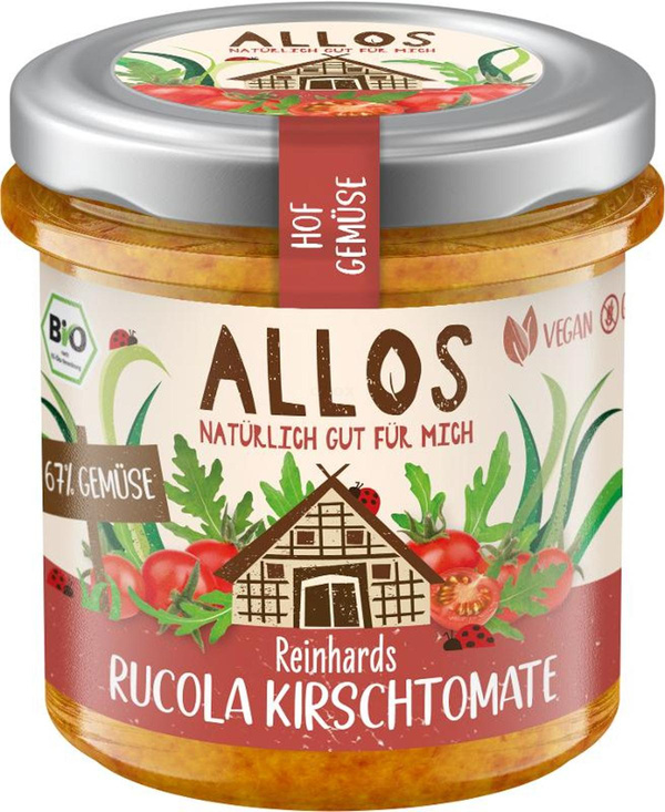Produktfoto zu Hofgemüse Rucola Kirschtomate 135g