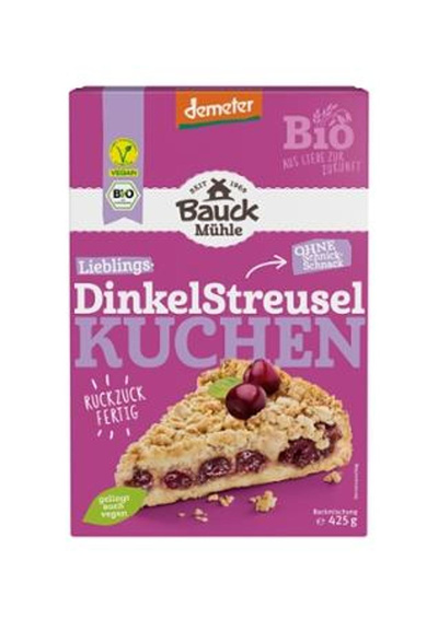 Produktfoto zu Dinkel Streuselkuchen - Backmischung