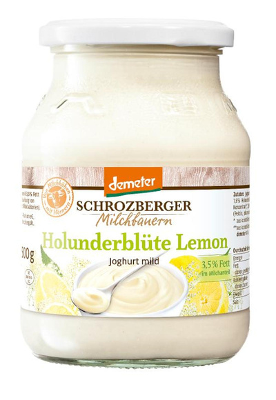 Produktfoto zu Holunderblüte-Lemon Joghurt 500g