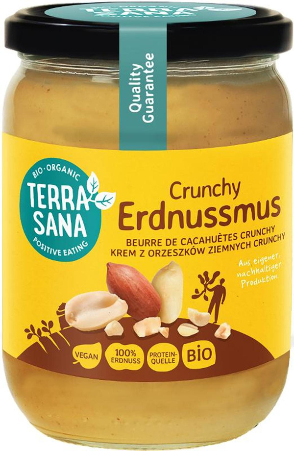 Produktfoto zu Erdnussmus Crunchy  500g