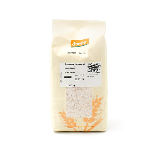 Produktfoto zu Roggenvollkornmehl fein 1 kg