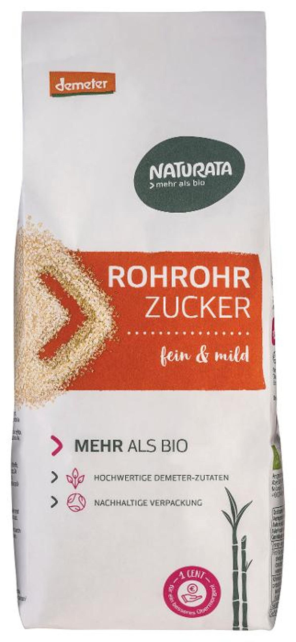 Produktfoto zu Rohrohrzucker Demeter 1 kg