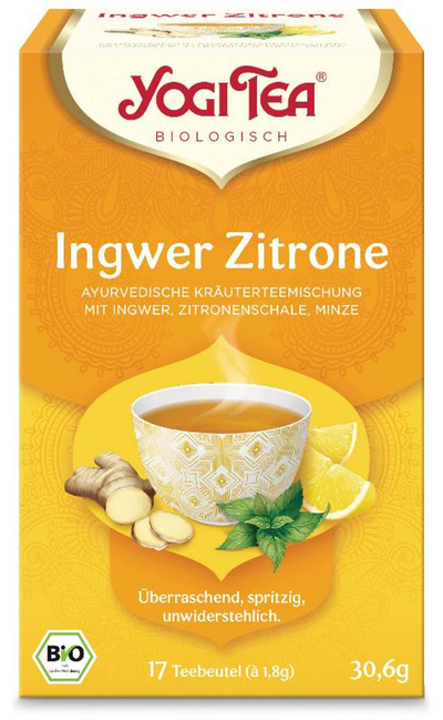 Produktfoto zu Ingwer Zitrone - Yogi Tea