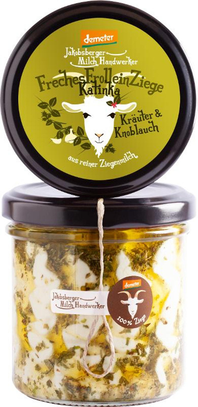Produktfoto zu Frischkäse Freches Frollein Ziege 'Katinka'