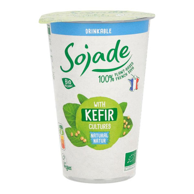 Produktfoto zu Sojade Soja mit Kefir Kulturen Natur 250g Becher Trinkkerfir