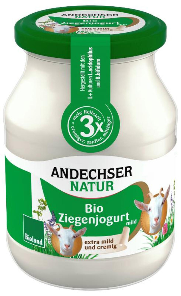 Produktfoto zu Ziegenjoghurt Natur 3,5% 500g