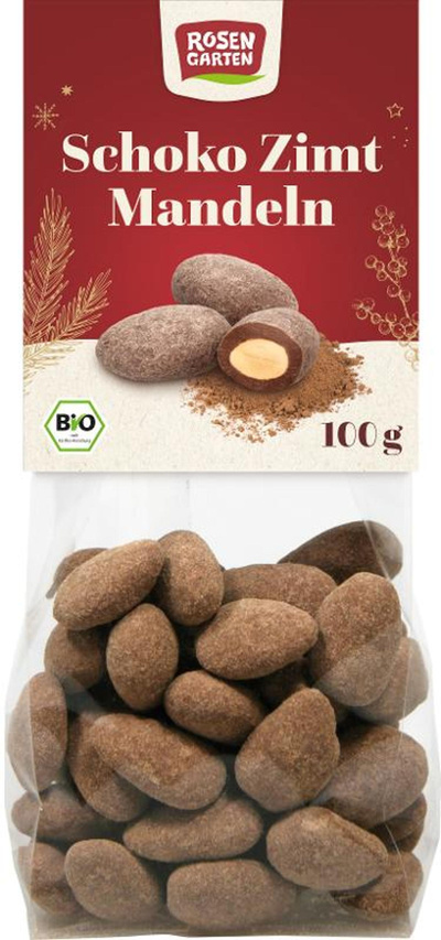 Produktfoto zu Schoko-Zimt Mandeln 100g