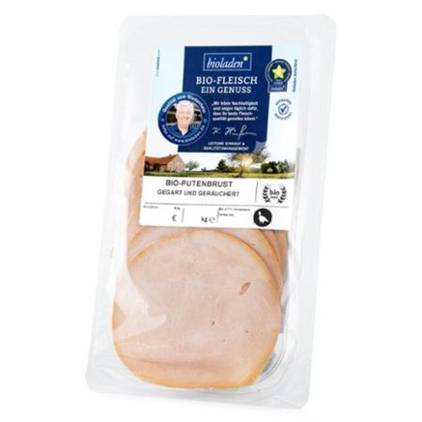 Produktfoto zu b* Putenbrust gegart _ geräuchert 80g