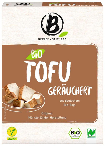Produktfoto zu Berief Tofu geräuchert 350g (2x 175g))