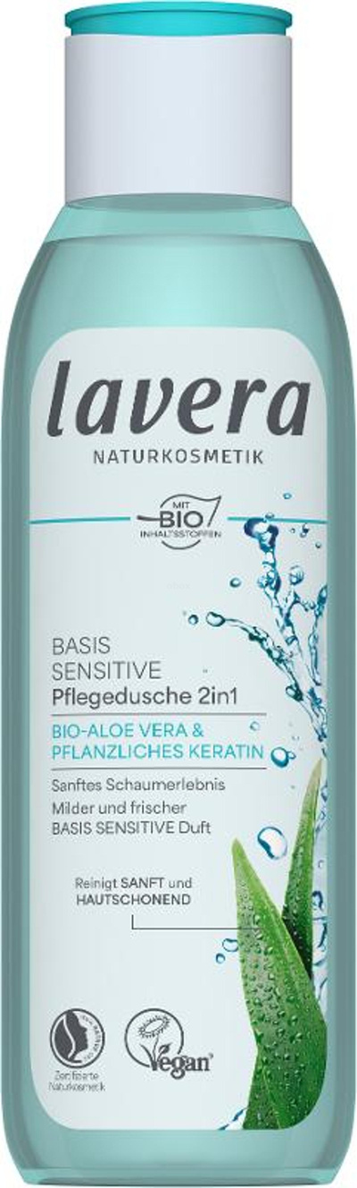 Produktfoto zu Pflegedusche basis sensitiv 2in1 250ml