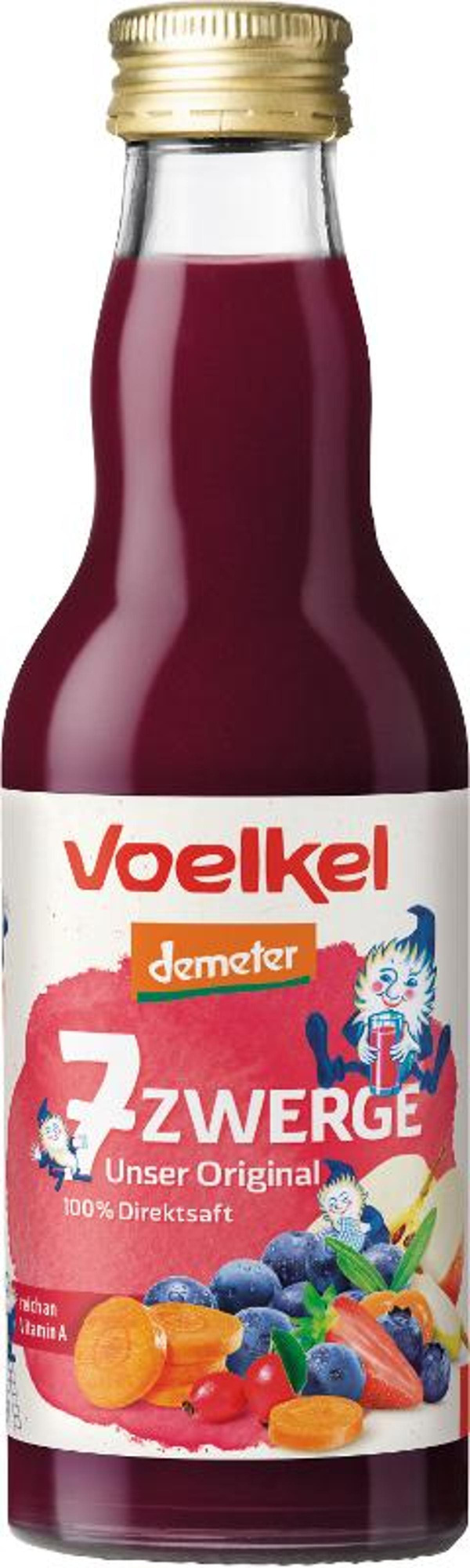 Produktfoto zu 7 Zwerge Kindersaft Original (0,2l)