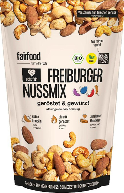 Produktfoto zu Freiburger Nussmix, geröstet & gewürzt 125g