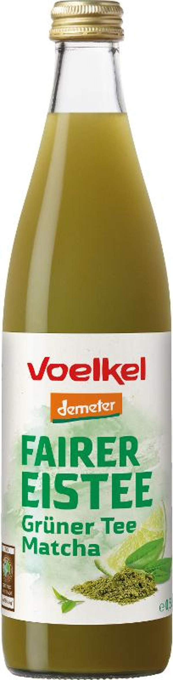 Produktfoto zu Fairer Eistee Grüner Tee Matcha (0,5l)