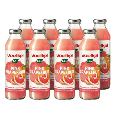 Produktfoto zu Kiste Pink Grapefruitsaft (8x 0,5l)