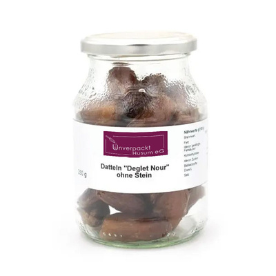 Produktfoto zu Datteln (ohne Stein) im Pfandglas 250g