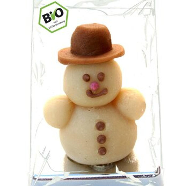 Produktfoto zu Schneemann Frosti (Marzipan)